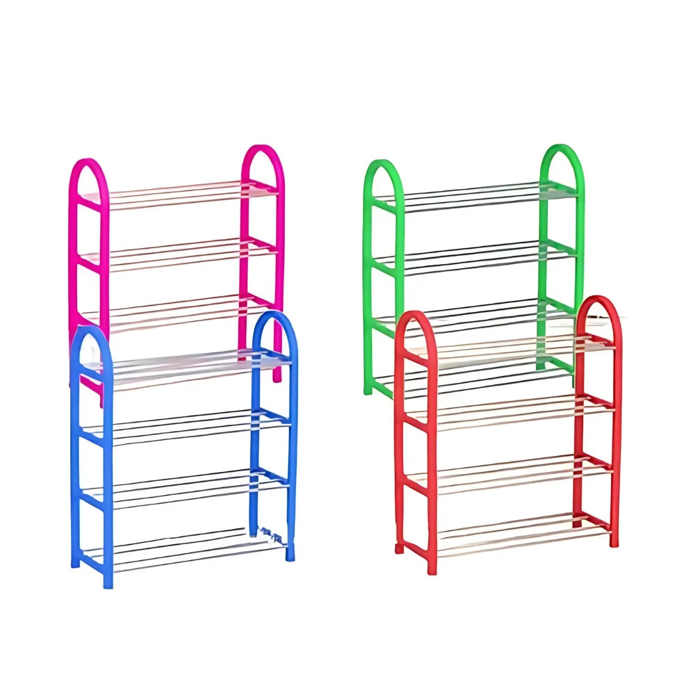 Sapateira Organizadora Desmontável Com Prateleiras Para Sapatos E Tênis 4 Andares E 8 Pares