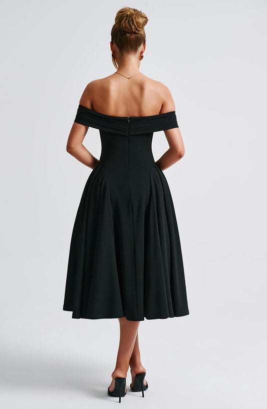 Elegant Cross-Border Fashionable Strapless Backless One-Shoulder Dress for Women Sexy Summer Arrival Pure Color Natural Online