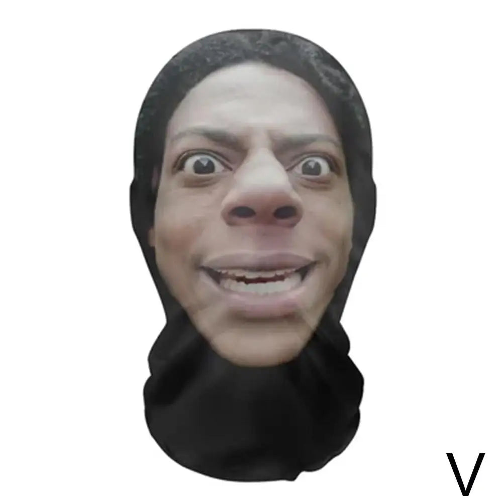 Full Face Mask Celebrity Ball-game Star Face Mask Simulation Kanye Shiesty Mesh Mask For Men Party Supplies Cosplay Props Novel