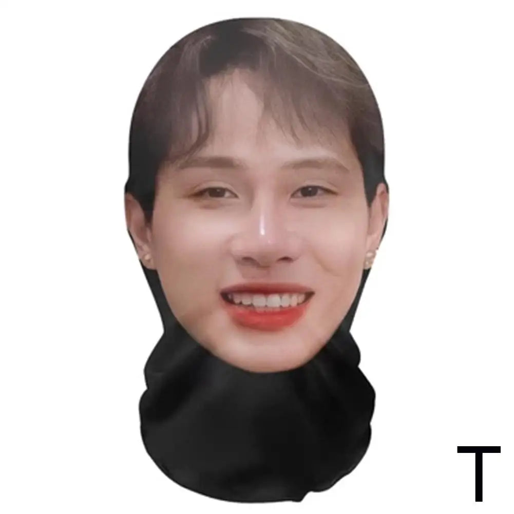 Full Face Mask Celebrity Ball-game Star Face Mask Simulation Kanye Shiesty Mesh Mask For Men Party Supplies Cosplay Props Novel