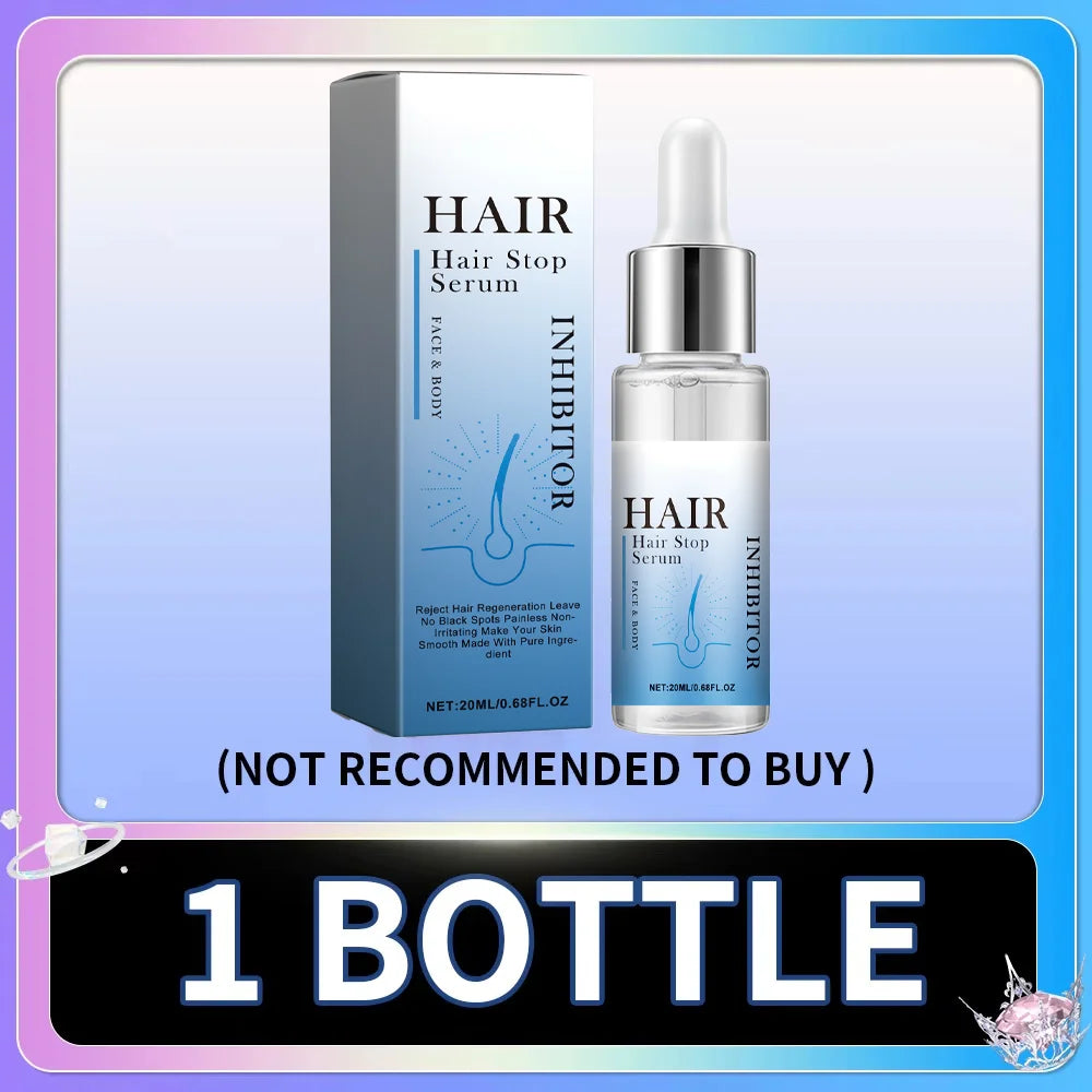 Permanent Hair Inhibition Woman Serum Restrain Armpit Leg Arms Stop Hair Growth Painless Moisturizing Depilatory Body Skin Care