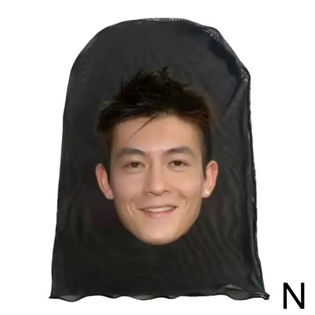 Full Face Mask Celebrity Ball-game Star Face Mask Simulation Kanye Shiesty Mesh Mask For Men Party Supplies Cosplay Props Novel