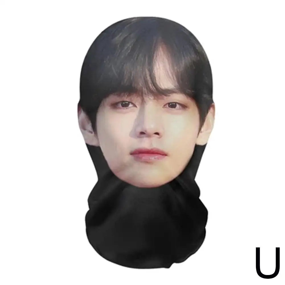 Full Face Mask Celebrity Ball-game Star Face Mask Simulation Kanye Shiesty Mesh Mask For Men Party Supplies Cosplay Props Novel